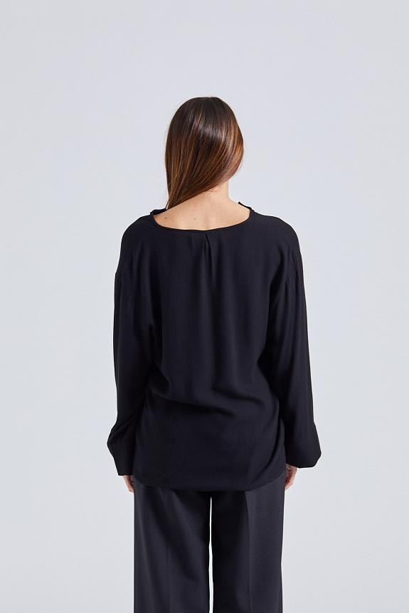 ENVELOPE1976 Cascais Blouse Black-2